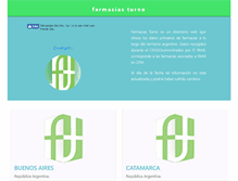 Tablet Screenshot of farmaciasturno.com.ar